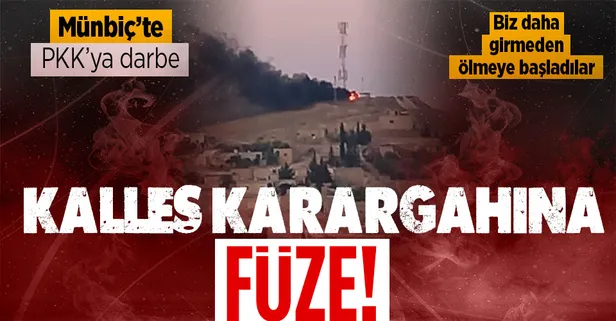 Münbiç'te sıcak saatler: SMO askerleri terör örgütü PKK'nın karargahını vurdu