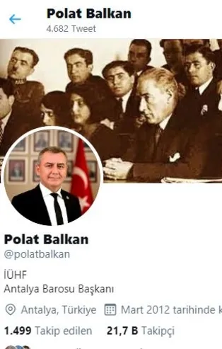Antalya Baro Başkanı Polat Balkan'dan Kadir Topbaş'ın ölümü sonrası skandal paylaşım! "Melih Gökçek'i bekliyoruz"