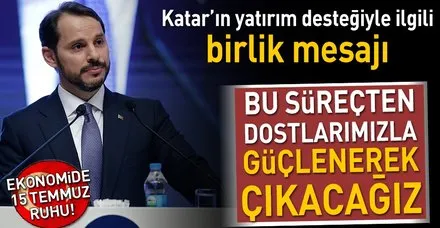 Son dakika: Bakan Albayrak'tan Katar açıklaması