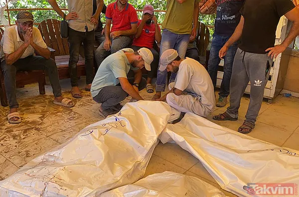 Soykırımcı İsrail alçak saldırısı sonrası El Mevasi'deki yıkım böyle görüntülendi! İşte kare kare vahşet - 44