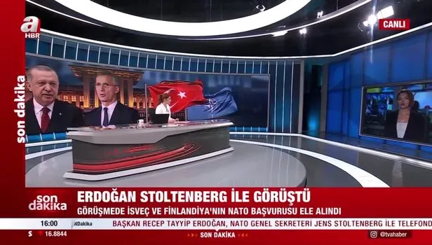 Son dakika: Başkan Erdoğan NATO Genel Sekreteri Stoltenberg ve İsveç Başbakanı Andersson ile görüştü