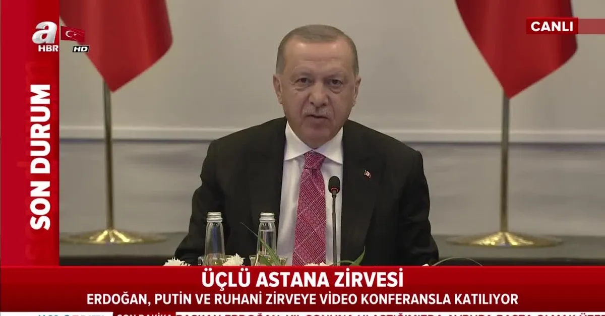 Son dakika: Başkan Erdoğan'dan Üçlü Astana Zirvesi'nde flaş açıklamalar