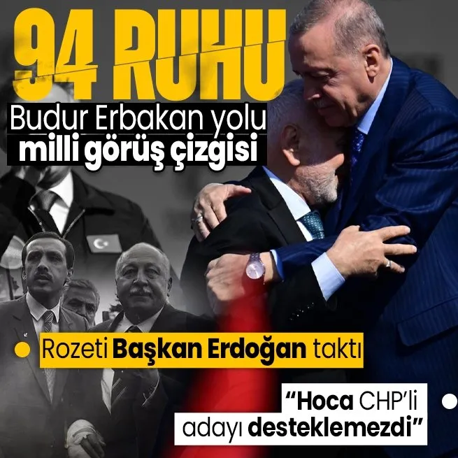 Rozeti Başkan Erdoğan taktı! YRPden istifa eden Suat Pamukçu AK Partiye katıldı... Erbakan Hoca CHPli adayı desteklemezdi