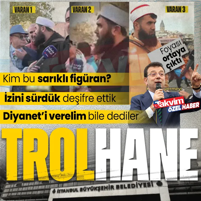 İBB bütçesi Saraçhane trollerine gidiyor! Kim bu Ekremcilerin Diyaneti verelim dediği sarıklı figüran? İmamoğlunun foyası ortaya çıktı
