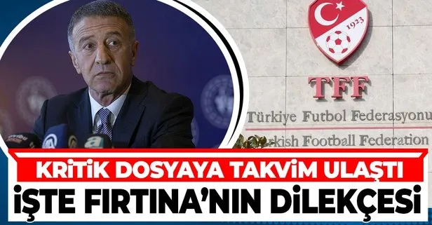 Trabzonspor’un TFF’yi FIFA’ya şikayet edeceği dosyaya TAKVİM ulaştı: İşte Trabzonspor’un şikayet dilekçesi
