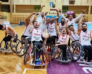 Tekerlekli Sandalye Milli Takımı Avrupa üçüncüsü oldu
