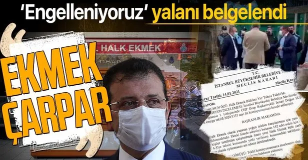 CHP’li İBB’nin ’Halk Ekmek Büfeleri engelleniyor’ iddiası asılsız çıktı!