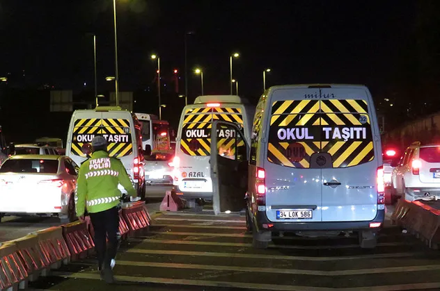 İstanbul'da okul servisi denetimi!