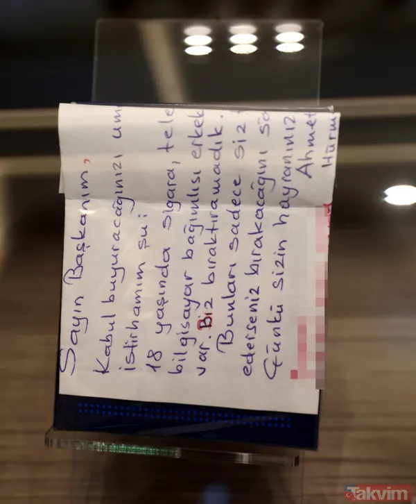 Başkan Recep Tayyip Erdoğan'ın sigarayla mücadele kapsamında topladığı sigara paketleri Cumhurbaşkanlığı Külliyesi'nde sergileniyor - 42