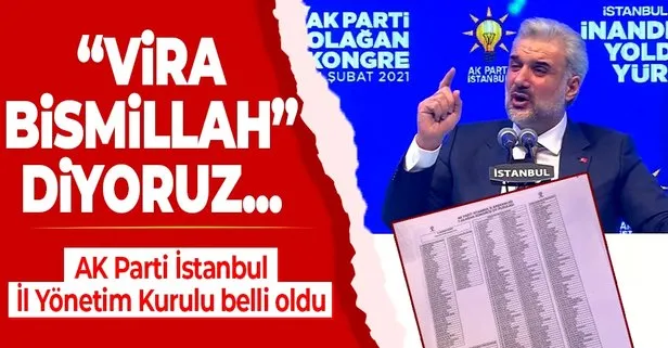 Haydi bismillah diyoruz