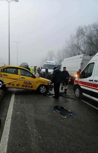 Bartın’da buzlu yolda 10 araç birbirince girdi! Çok sayıda yaralı var
