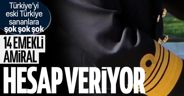 SON DAKİKA: Darbe imalı bildiri yayınlayan 14 emekli amiral adliyeye sevk edildi