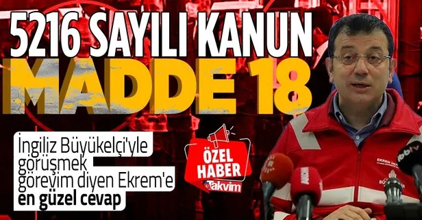 SON DAKİKA: CHP’li Ekrem İmamoğlu İstanbul kara gömülmüşken İngiltere Büyükelçisi Dominick Chilcott ile yediği yemeği savundu: Bu da benim görevim