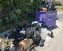 İzmir Çeşme’de çöp krizi!
