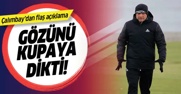 Sivasspor Teknik Direktörü Rıza Çalımbay'dan şampiyonluk açıklaması