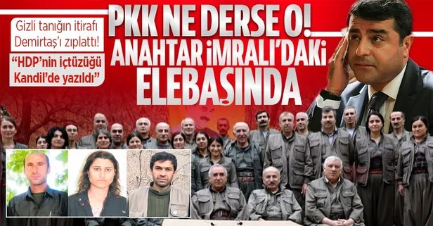 Gizli tanığın itirafları sonrası kirli ortaklık bir kez daha deşifre oldu: HDP’nin içtüzüğü Kandil’de yazıldı