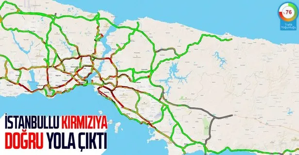 SON DAKİKA: İstanbul trafik durumu | Kısıtlama kalktı trafik yoğunluğu yüzde 80’e dayandı