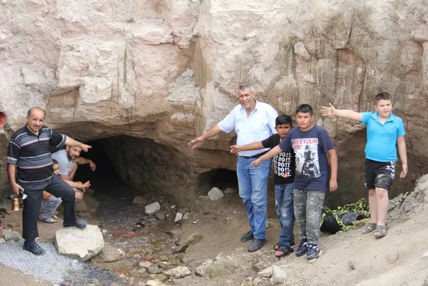 Nevşehir'de heyecanlandıran keşif! Evleri su basınca ortaya çıktı-6