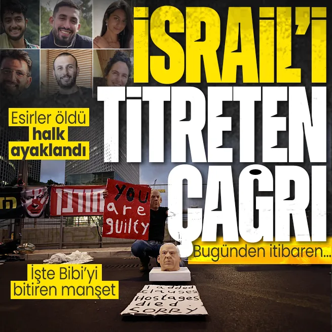 Gazze’de altı esir daha ölü bulundu! Hamas yetkilisi Netanyahu ve Biden’ı sorumlu tuttu! İsrailde eylem çağrısı: Ülke titreyecek