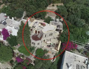 Firari Can Dündar'ın villasındaki kaçak bölümlerin yıkımında yedinci gün de geride kaldı!