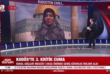 A Haber Mescid-i Aksa'da!