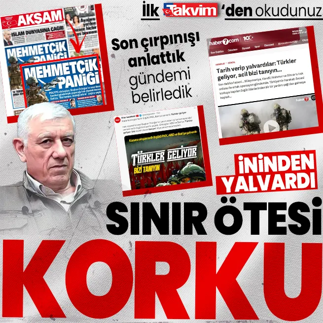 Teröristan hayali kuran PKK/YPGyi sınır ötesi harekat korkusu sardı! Elebaşı Cemil Bayık Kandildeki ininden yalvardı | Türkiye ilk TAKVİMden okudu