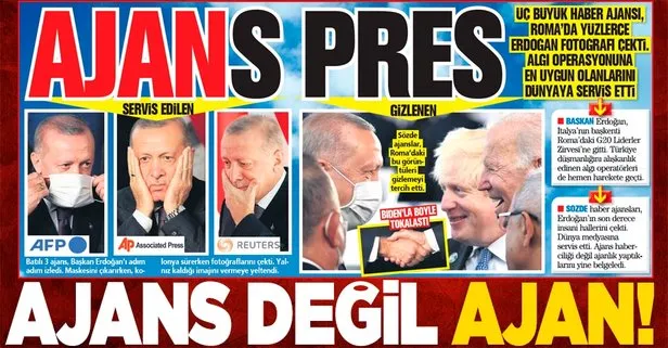 AP, AFP ve Reuters ajanslık değil ajanlık peşinde! Başkan Erdoğan fotoğrafları üzerinden algı operasyonu...