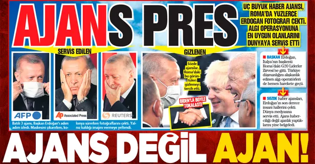 AP, AFP ve Reuters ajanslık değil ajanlık peşinde! Başkan Erdoğan fotoğrafları üzerinden algı operasyonu...