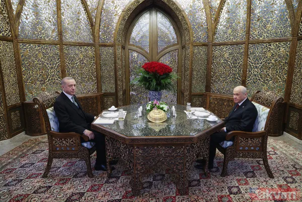 Başkan Erdoğan ve MHP Genel Başkanı Devlet Bahçeli iftarda buluştu: İşte görüntüler... - 12