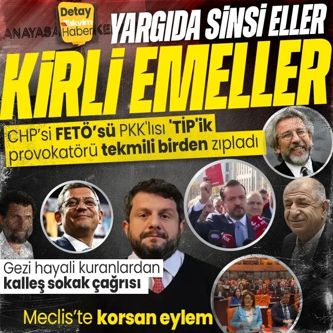 Yargıtay AYMnin anayasa ihlaline dur dedi! CHP’si, FETÖ’sü, PKKlısı, TİPik provokatörü tekmili birden zıpladı: Mecliste korsan eylem