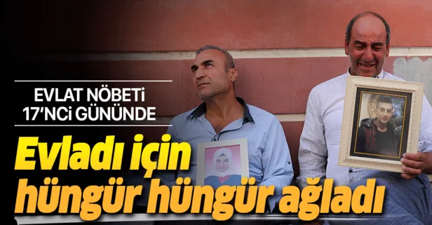 Diyarbakır'daki evlat nöbeti 17. gününde: Duvar dibine çöktü, hüngür hüngür ağladı