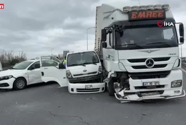 Osmangazi Köprüsü yol ayrımında kaza!