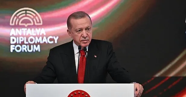 Başkan Erdoğan’dan Antalya Diplomasi Forumu’nda önemli açıklamalar