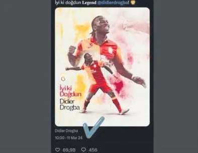 Drogba’dan gönderme