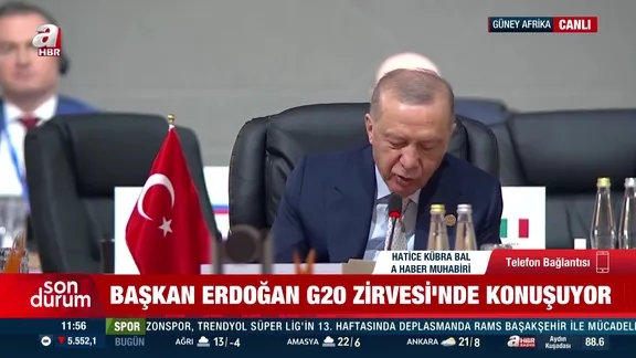 Başkan Erdoğan G20'de "Herkes için adil ve makul bir gelecek" oturumuna katıldı