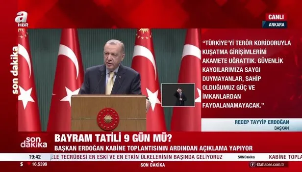 Suriye’de harekat sinyali! Başkan Erdoğan’dan önemli açıklamalar