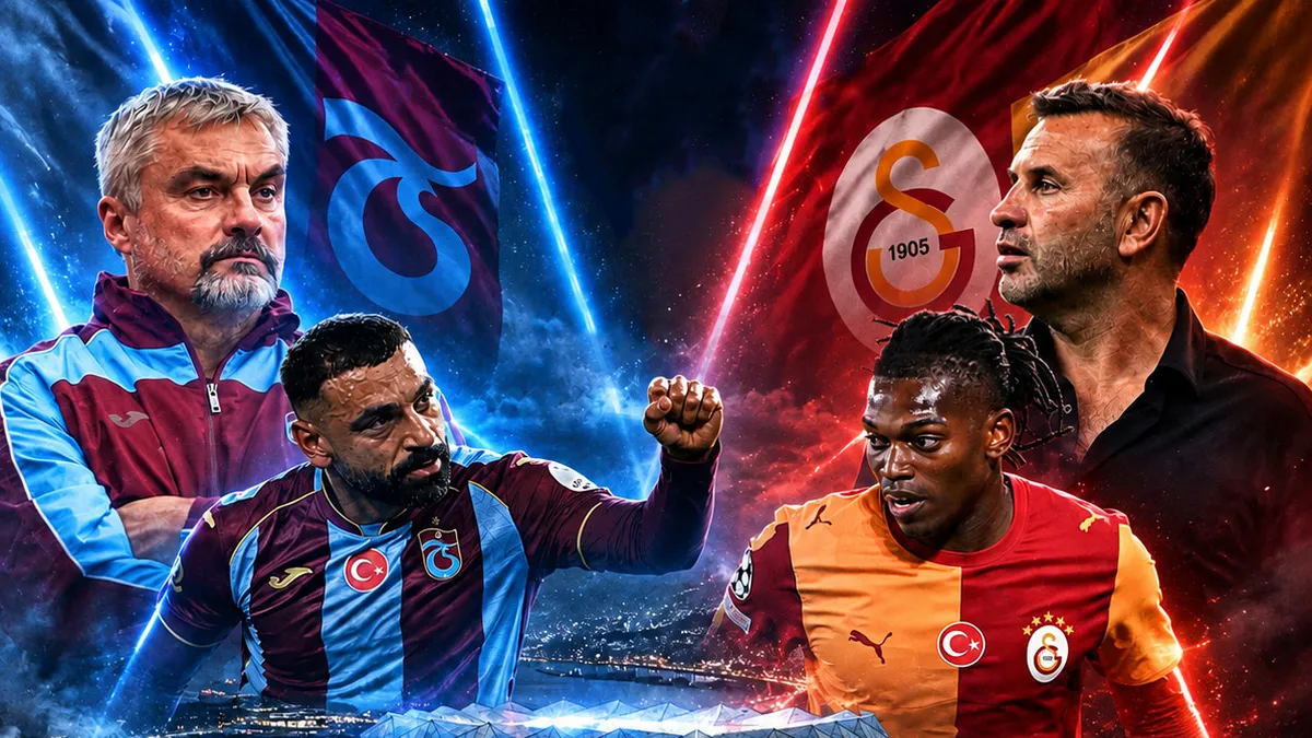Trabzonspor Galatasaray derbisi öncesi orta saha ve 10 numara planları
