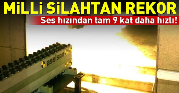 ASELSAN yeni silahıyla rekor kırdı