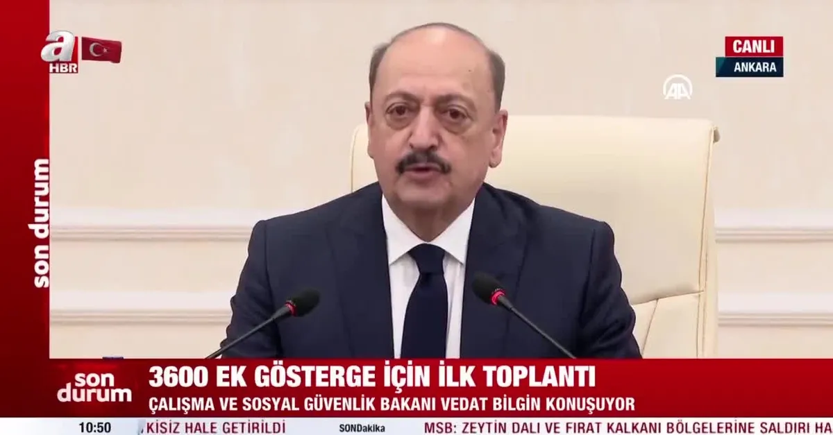 3600 ek gösterge ne zaman çıkacak? Bakan Bilgin'den önemli açıklamalar