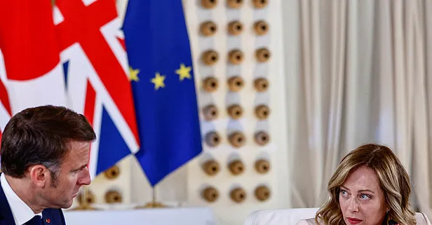G7 Liderler Zirvesi'nde 'kürtaj' gerilimi! Meloni ve Macron cephesinde sular durulmuyor | Bakışları damga vurdu!
