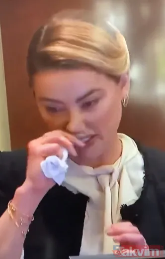 'Johnny Depp cinsel organımda arıyordu' demişti... Mahkeme salonunda Amber Heard'den olay görüntü! Kokain mi çekiyor? - 9