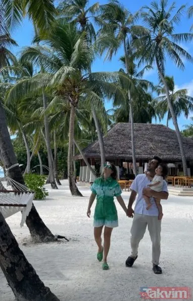 Hande Erçel ile Kerem Bürsin’in aşk tatilinden yeni görüntü ifşa oldu! Hayranlar Maldivler’de boş durmuyor...