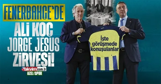 Fenerbahçe'de Ali Koç - Jesus zirvesi! İşte konuşulanlar