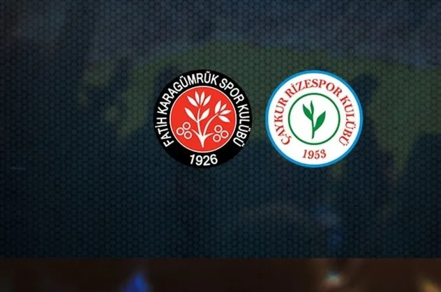 Fatih Karagümrük 2-1 Çaykur Rizespor | MAÇ SONUCU