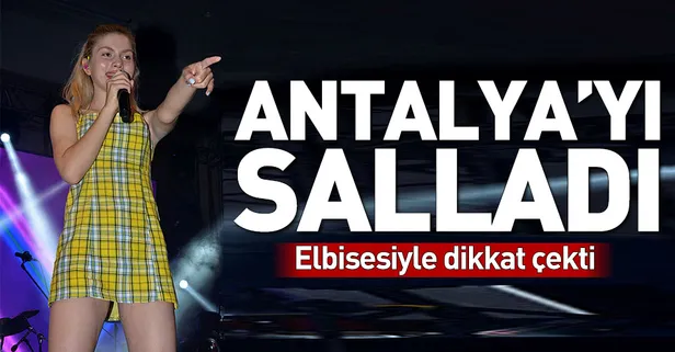 Aleyna Tilki Antalya'yı salladı