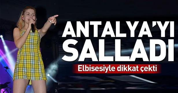 Aleyna Tilki Antalya’yı salladı