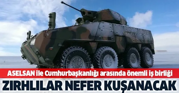 ASELSAN ile Cumhurbaşkanlığı arasında önemli iş birliği! Türk zırhlıları Nefer kuşanacak