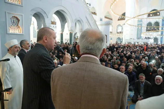 Başkan Erdoğan'dan cuma namazı sonrası "koronavirüs" uyarısı