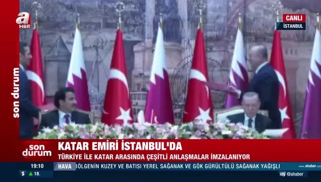 Türkiye ile Katar arasında imzalar atıldı
