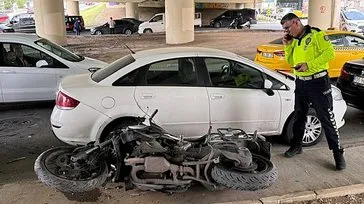 Ümraniye’de kaza yapan motosikletli trafik polisi şehit oldu!